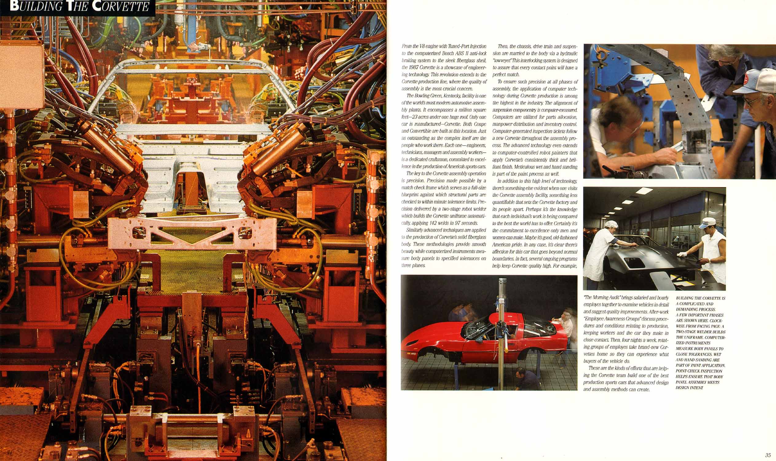 1987 Corvette Prestige Brochure Page 7